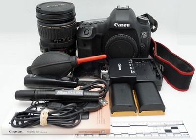 Canon EOS 5D Mark III 22.3MP Full Frame DSLR Camera w/28-135mm Lens, Batteries++