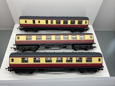 Hornby Rake of Red/Cream Coaches - M4330 x 2 M26546 x 1 - Made In China (#001)