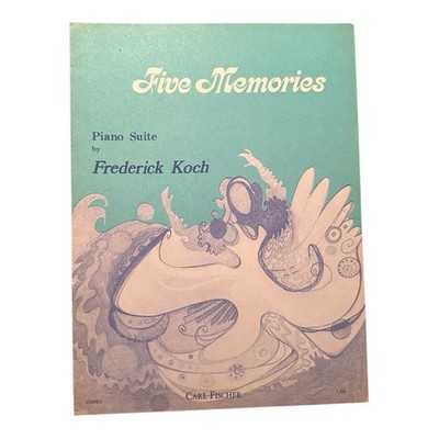 Five Memories by Frederick Koch 1976 Piano Suite Carl Fischer Vintage NOS