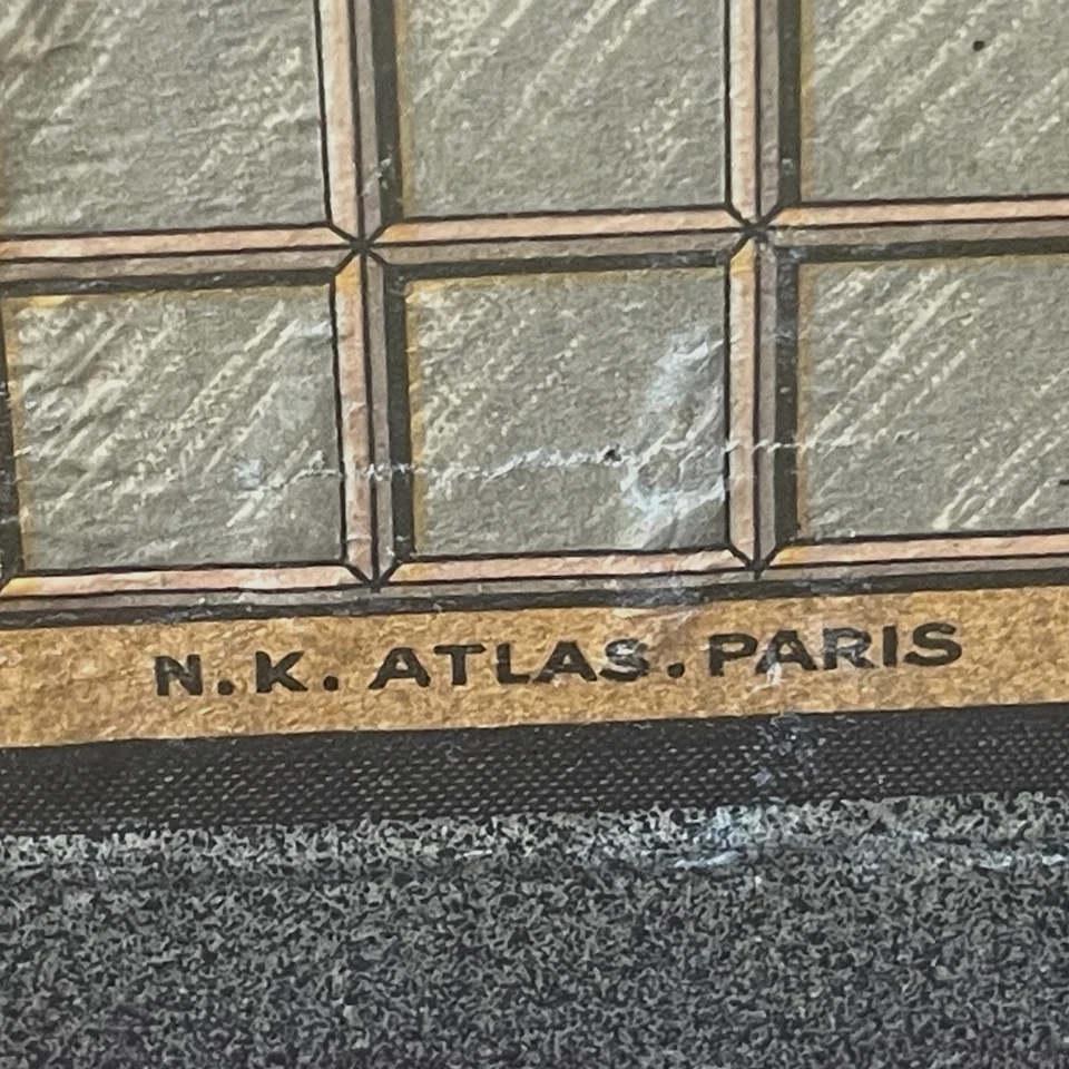 JOUET ANCIEN - MAISON D'ECOLE EN COFFRET BOIS - NK ATLAS PARIS - FRANCE 1920's - Photo 4/4