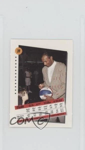 1991-92 Skybox Mini Clyde Drexler #39 HOF - Image 2 of 2