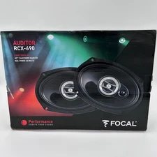 Focal Auditor RCX-690 6x9-inch 3-Way Car Audio Coaxial Speakers Pair Brand NEW