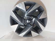 2023 HYUNDAI I10 bm wheel.6JX15H2-OFFSET 48 52910-K7500 LIGHT SCRATCHES ON FACE