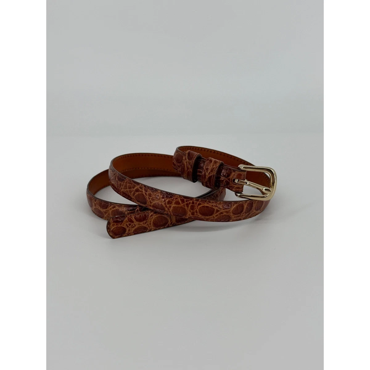 Banana Republic Dyed Calf Hair Faux Leather Brown Skinny Belt Animal Print XS‎ Madewell Inez Leopard Calf Hair Leather Belt (Women  main image 3