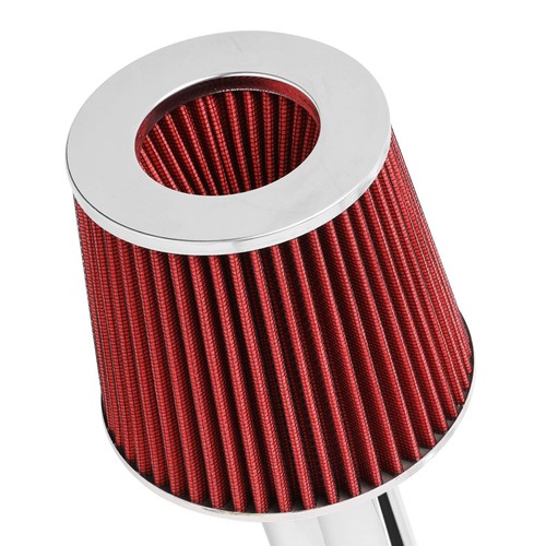 Kit de admisión de aire Ram corta de aluminio para 93-97 Camaro/Firebird 3,5" OD con filtro rojo - Imagen 4 de 6