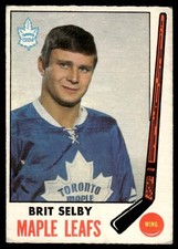 1969-70 O-Pee-Chee Brit Selby Toronto Maple Leafs #48