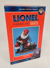 2004 Lionel Train - Kurt Adler Fabriche Santa w/ Train Hand Crafted 7” Free S&H