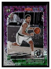 2019-20 Hoops Premium Stock #237 Tremont Waters Prizms Purple Disco Celtics
