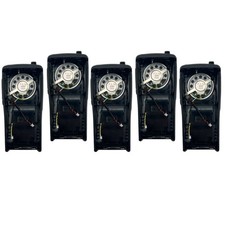 5-Pack Black Replacement Front Housing Case Cover With Speaker for CP200d Radio