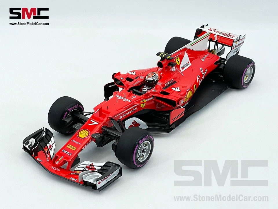 Ferrari F1 SF70H #7 Kimi Raikkonen Australia GP 2017 70th Anniversary 1:18 BBR - Image 3 of 4