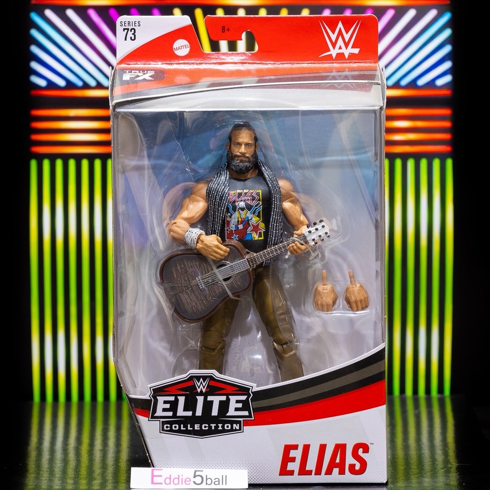 NEW WWE  MATTEL ELIAS ELITE COLLECTION SERIES 73 WRESTLING TOY ACTION FIGURE