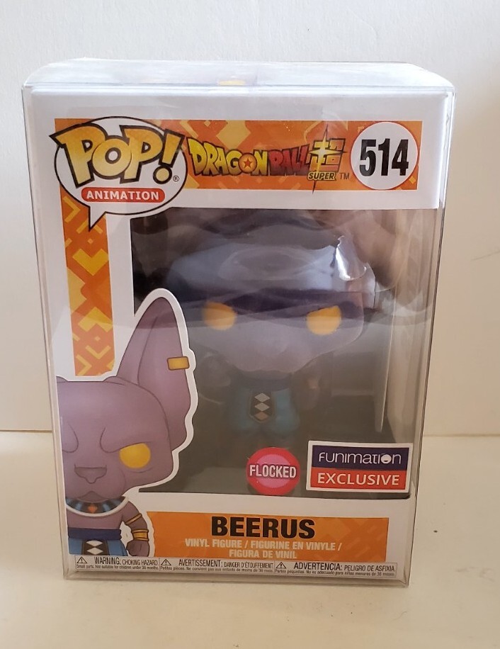 その他 Funko Pop! Beerus Flocked Funimation Funko Pop Animation Dragon Ball Z - Flocked Beerus #514