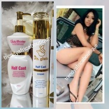 2pcs Gluta Master HALF C Body Lotion 300ml  Serum 120ml.   Satisfaction