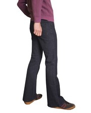 Mens Black Denim Boot Cut Bootcut vtg Jeans retro flares indie hippie 60s 70s