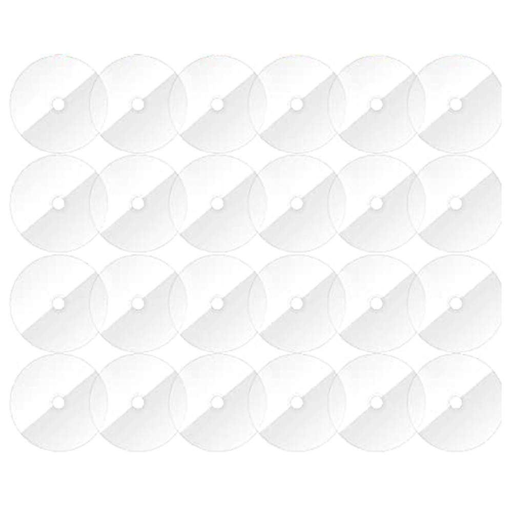 55 Pcs Clear CDs Round Circle Disc for DIY Crafts Ornament G2X73602 55 Pcs Clear CDs Round Circle Disc for DIY Crafts Ornament G2X73602