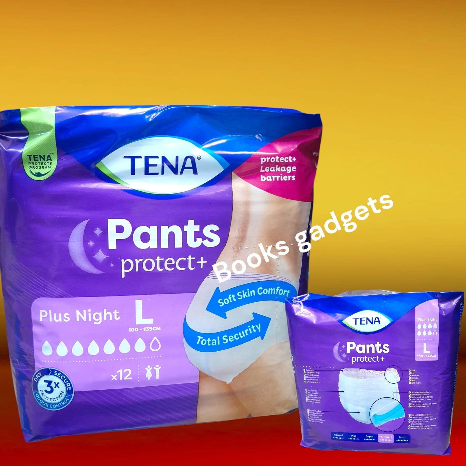 Tena Pants Plus Night L 12 - pants unisex - - - Immagine 2