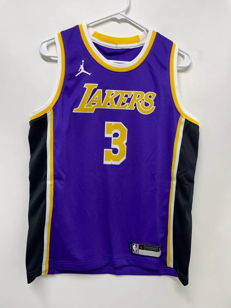 Men's Nike Anthony Davis Purple Los Angeles Lakers 2021/22 Swingman Jersey - City Edition