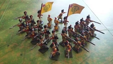Lead soldiers 42nd Highlanders riflemen