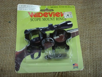 Wideview vintage scope rings, NIB 1