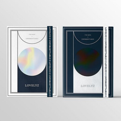 サイン入り Lovelyz /UNFORGETTABLE LOVELYZ 7th Mini Album [Unforgettable] Random Ver CD+P.Book+P.Card
