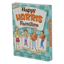 Happy Families Playing Card Game. Unique family card game for Harris families