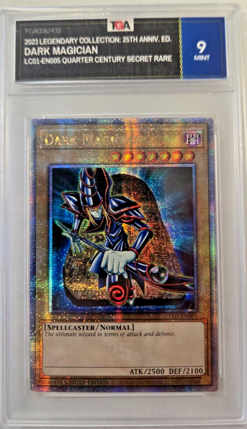 2023 Yu-Gi-Oh Graded 25th Anniversary Secret Rare Dark Magician Card