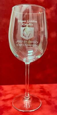 VEGAS GOLDEN KNIGHTS 2022--23 STANELY CUP CHAMPIONS 20 WINE GLASS / WATER  GOBLET | eBay