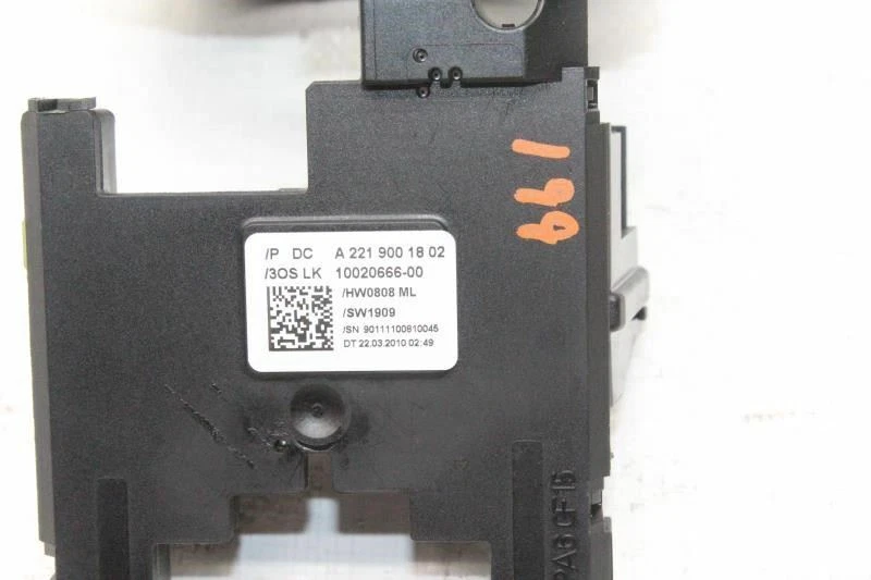 2010 MERCEDES S550 W221 SEDAN #199 ANGLE LOCK SENSOR - Image 4 of 4