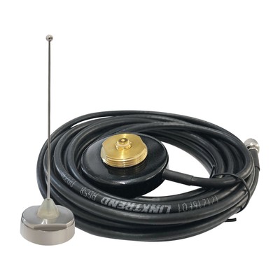 UHF NMO Antenna Fits For Mobile In-Vehicle Radio 380-520 MHz Mini-UHF RG58 Cable