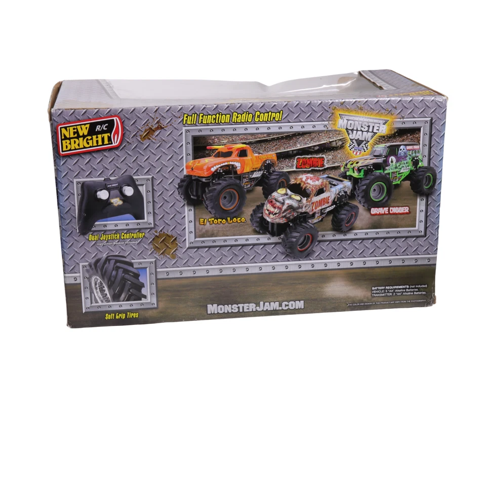 2015 New Bright Monster Jam Grave Digger Remote Control 27 MHz Truck In Box 1:15 - Image 2 of 4