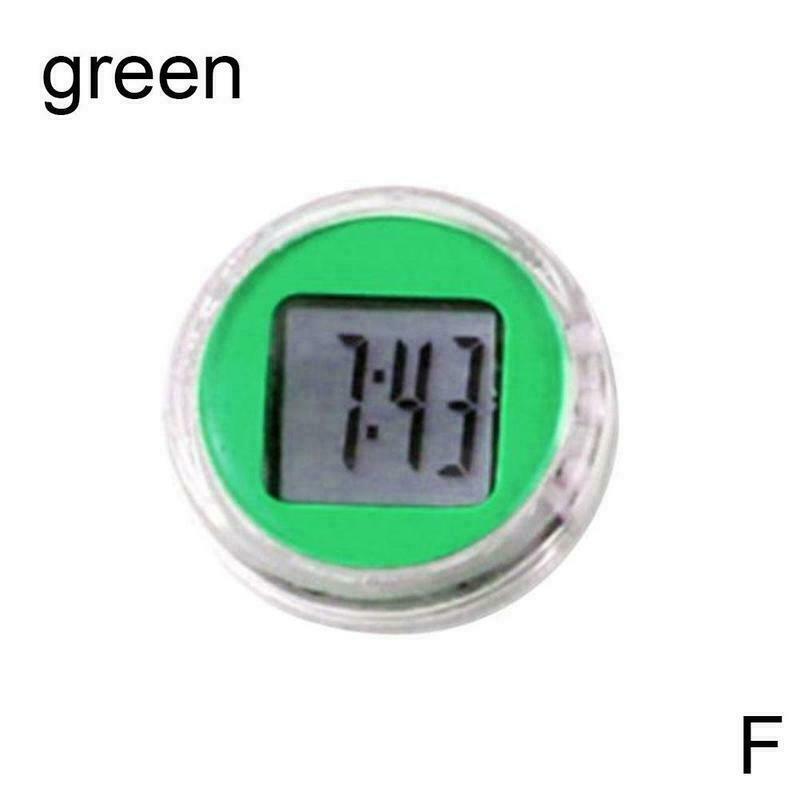 Waterproof Mini Digital Clock Motorcycle Bike Sticky Display s6z2 Watch R4V1 eBay