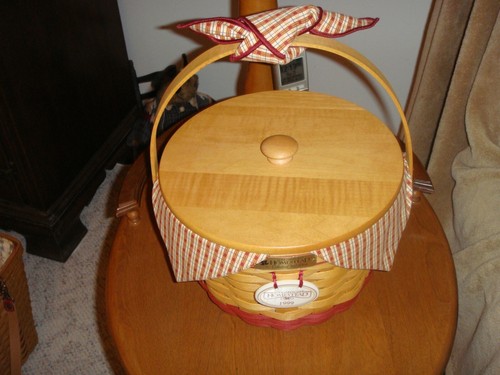 Combo de canasta Longaberger 1999 Collectors Club Homestead - Imagen 2 de 4