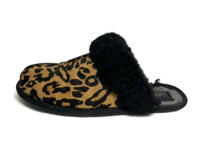 UGG Womens Scuffette II Panther Print Slipper 10 M