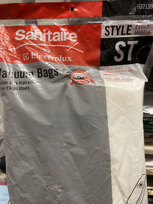 5 Pack STYLE ST Sanitaire Vacuum Bags 63212B Electrolux 600 800 Premium Filtrati