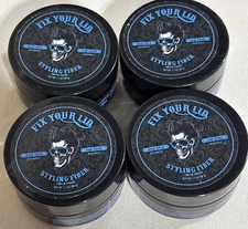 4 Pack (1.7oz ea) American Crew Fix Your Lid Styling Fiber for Hair High Hold