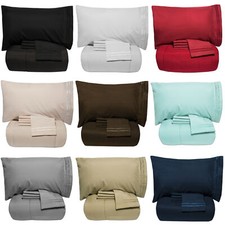 Luxury 5 Piece Bed-In-A-Bag Down Alternative Comforter  Sheet Set 12 Colors