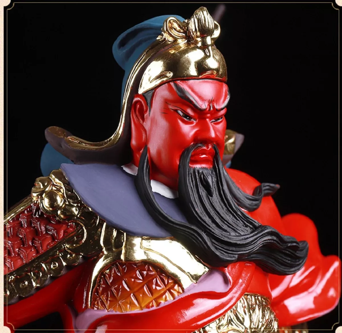 18", Modern resin Wealth Guan Gong Statue,Guan Yu,Home Fengshui God War  guanyu | eBay