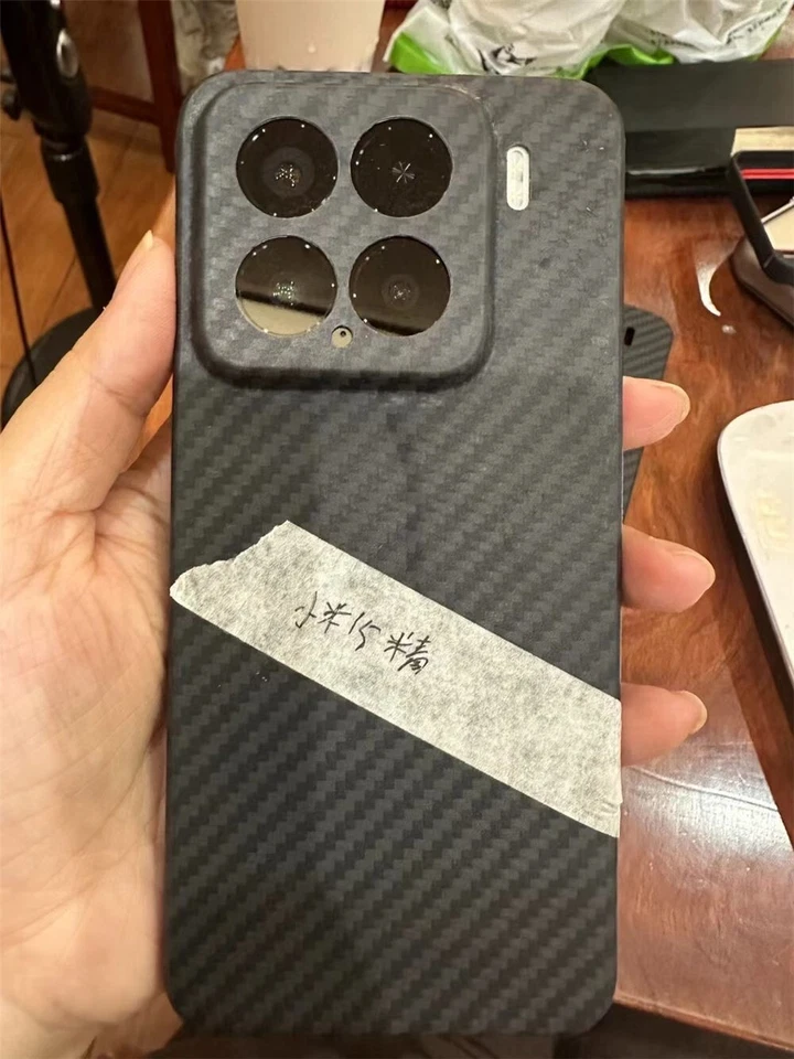 Funda rígida genuina de fibra de carbono real de aramida para Xiaomi Mi 15 mate blindaje Foto 2 de 4