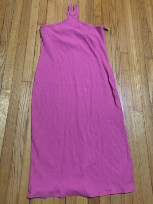 Old Navy Women's XXL Ribbed High Neck Halter Midi Dress Barbie NWT | eBay Old Navy Women's XXL Ribbed High Neck Halter Midi Dress Barbie NWT | eBay