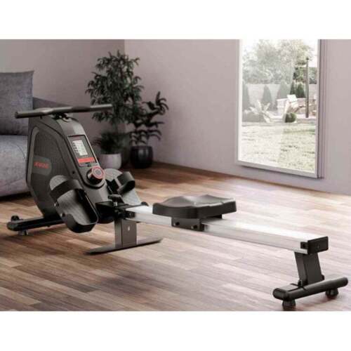 Folding Designer Rowing Machine Magnetic with LCD Monitor Tablet/Smartphone-