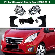 Bumper Fog Light Lamp Kit For Chevrolet Spark Sport 2008-2011 Replace Or Upgrade