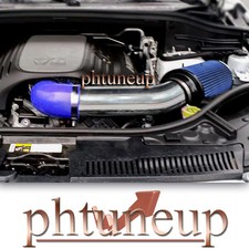 Blue Air Intake Kit Systems For 2011-2015 Dodge Durango 5.7 5.7l Hemi Engine