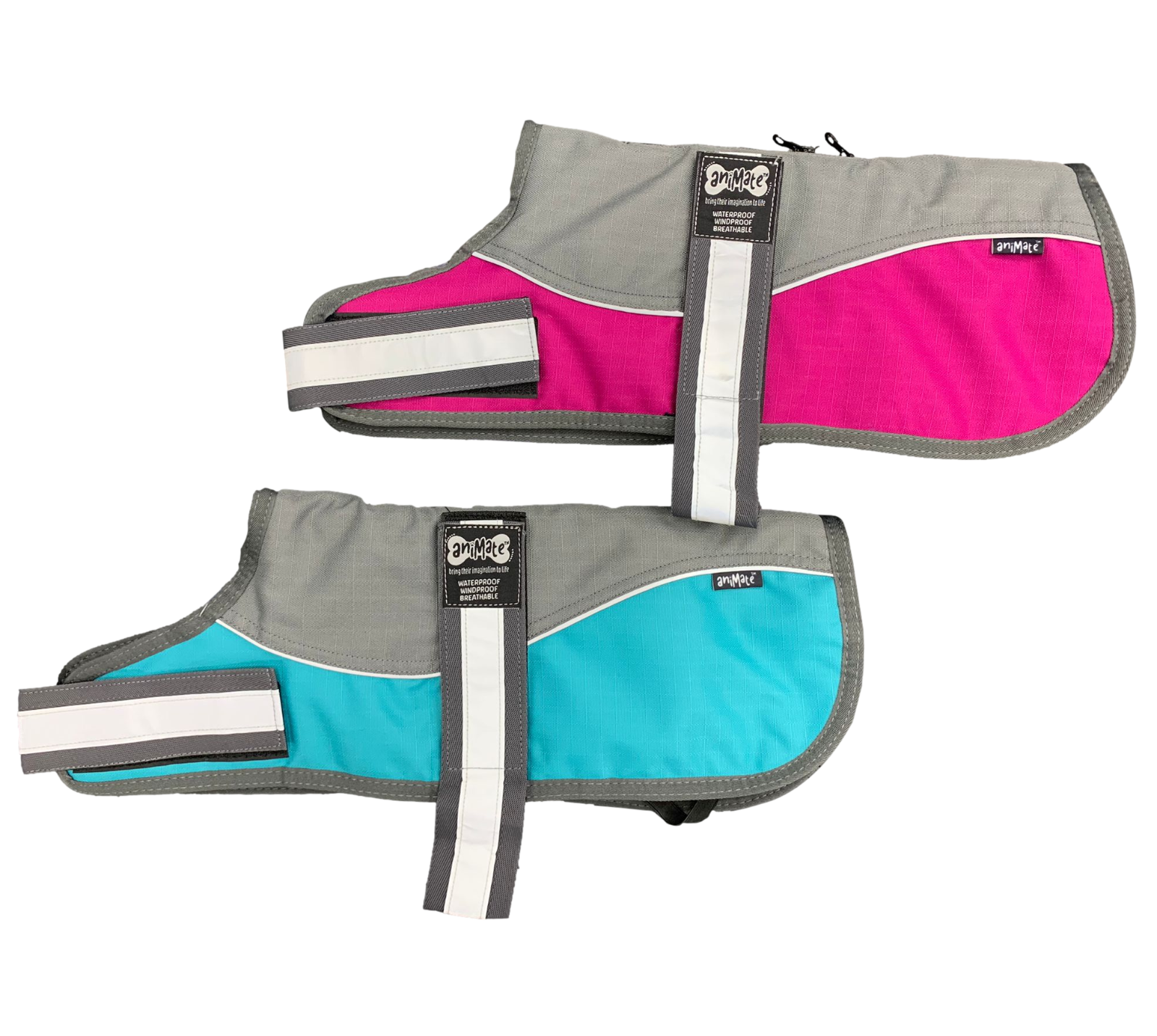 Animate Reflective, Waterproof, Padded Dog Coat with Harness Hole, 5 Sizes eBay