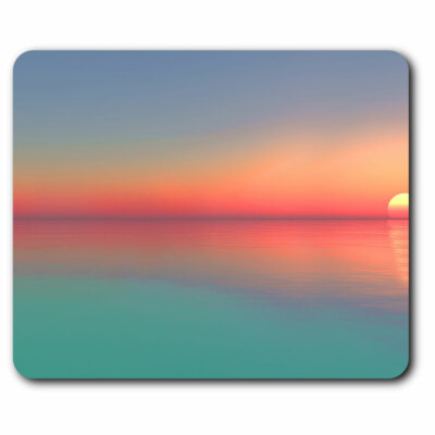 Computer Mouse Mat - Colourful Sunset Sunrise at Sea Office Gift #8647 ...