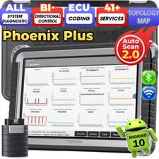 2025 Newest TOPDON Phoenix Plus Coding Full System Diagnostic Scanner Tool