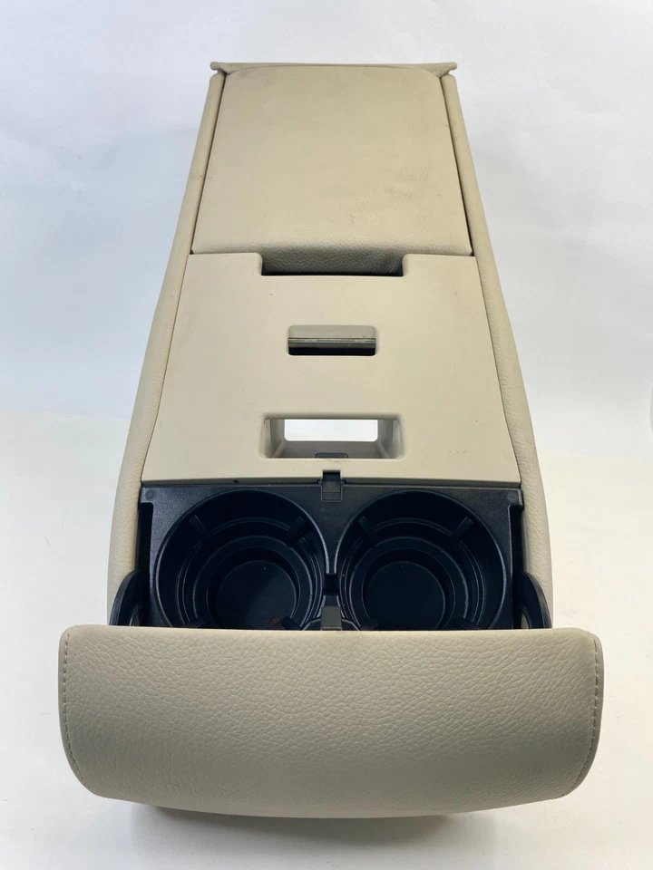 2009 2010 BMW 535i xDrive Rear Seat Armrest Cupholder Cup Holder Assembly OEM Foto 2 de 4