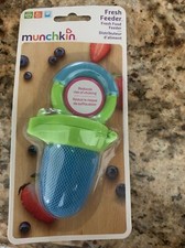BRAND NEW Blue Green Munchkin Fresh Food Feeder Feeding Baby 6 Months