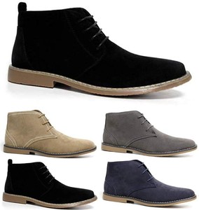 botines de gamuza para hombre