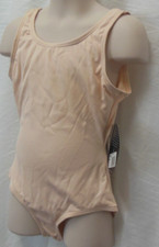 CAPEZIO GIRLS DANCE LEOTARD TANK BALLET PINK TB142C Lined front