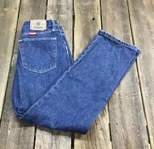 Wrangler Jeans Men’s 32x30 Blue Dark Wash Work Denim …[T4-10]